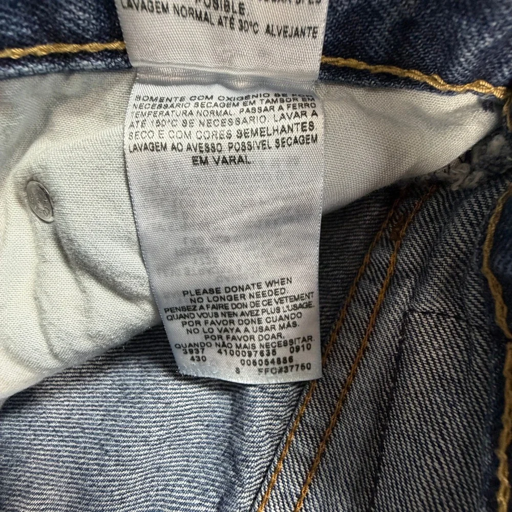 Y2K Levis‎ 505 Straight Fit Mens 32x30 Blue Denim Jeans Medium Wash Zip Fly